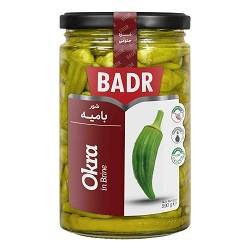 بدر شور بامیه شیشه 590گ